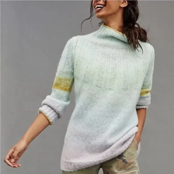 Anthropologie Perri Ombré pastel sweater - Picture 1 of 10